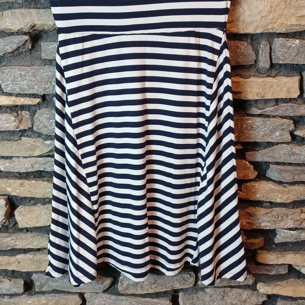 The Limited stripes midi dress sz medium - Picture 2 of 8